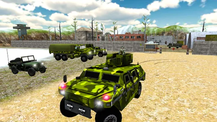 Offroad Army Truck Driving android App screenshot 2