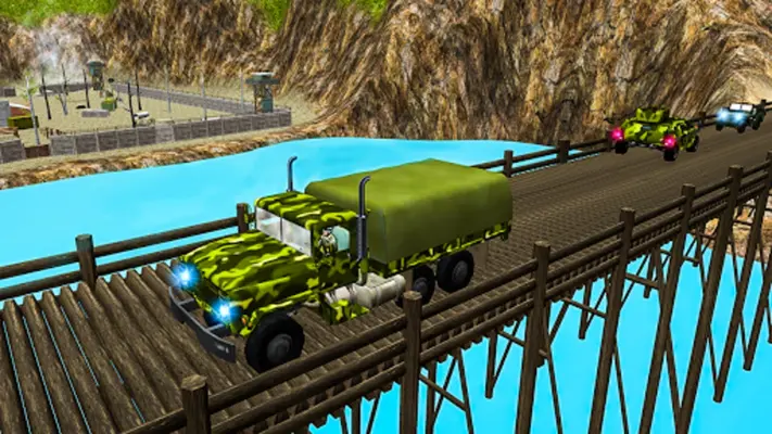 Offroad Army Truck Driving android App screenshot 3