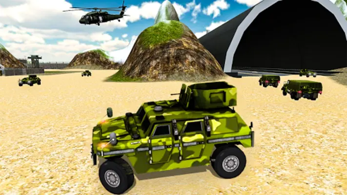 Offroad Army Truck Driving android App screenshot 4