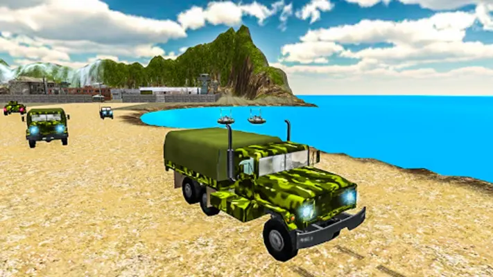 Offroad Army Truck Driving android App screenshot 5